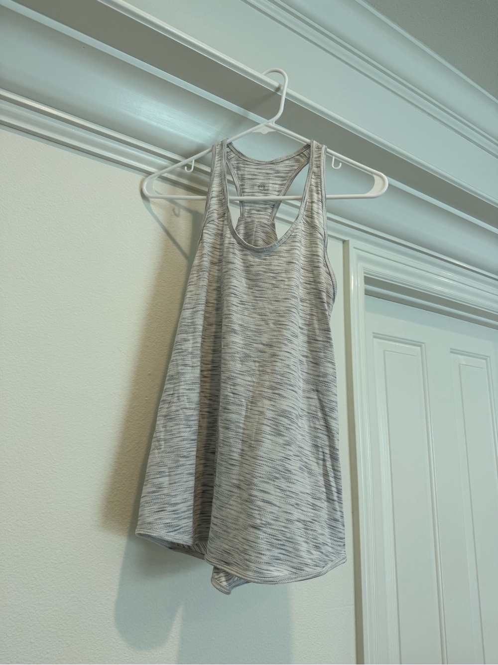 lululemon athletica Space-Dyed Gray Racerback Tank